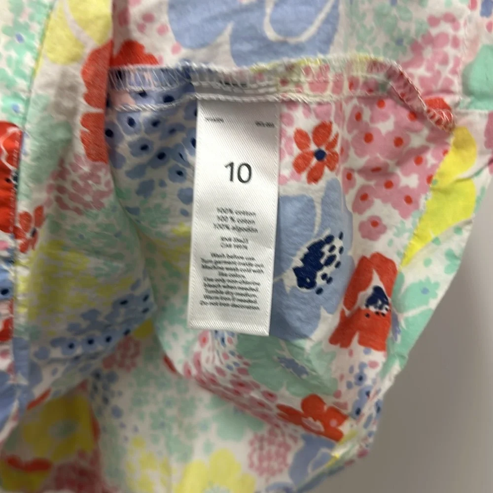 Carters shorts sleeve floral dress 10